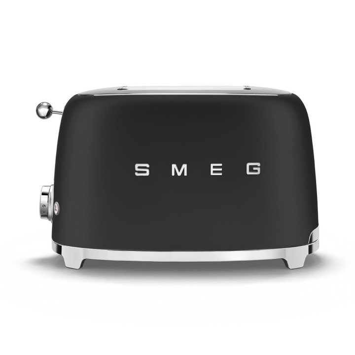 Toaster SMEG Noir Mat TSF01BLMEU | Ménachoc