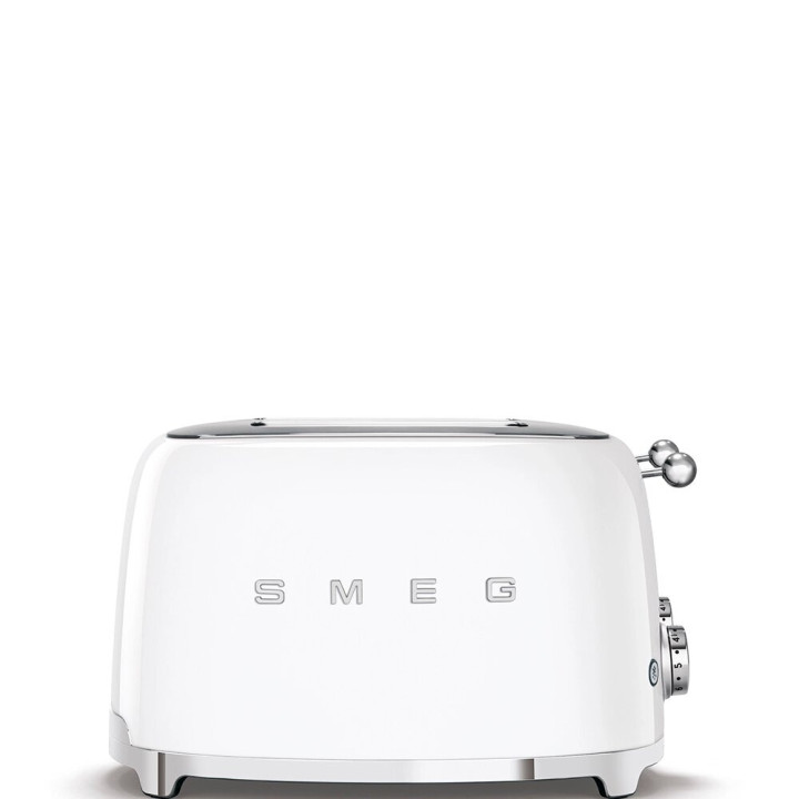 Toaster 4 fentes SMEG Blanc TSF03WHEU | Ménachoc