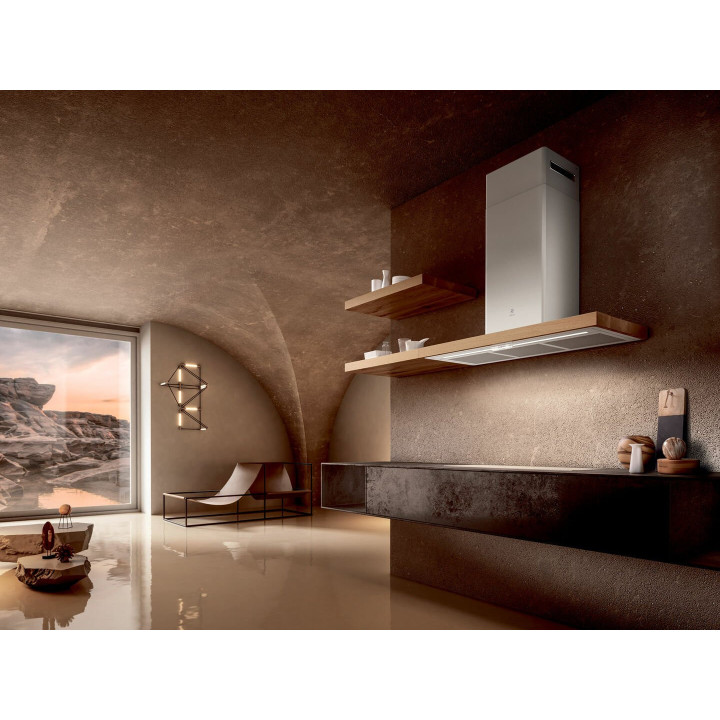 Hotte décorative murale ELICA BIO WH/A/90 ROVERE PRF0147266 | Ménachoc