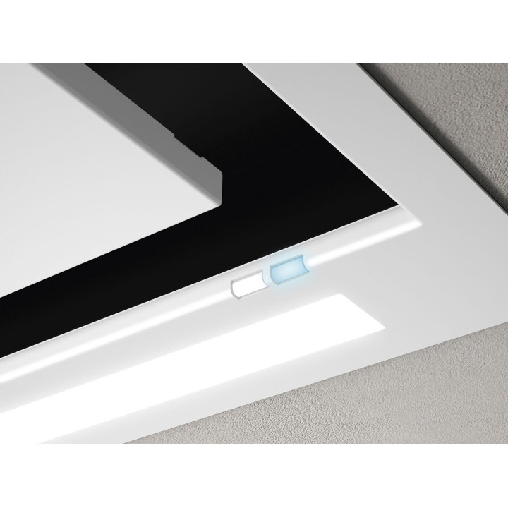 Hotte plafond ELICA HILIGHT GLASS H30 WH/A/100 PRF0146246A |Ménachoc