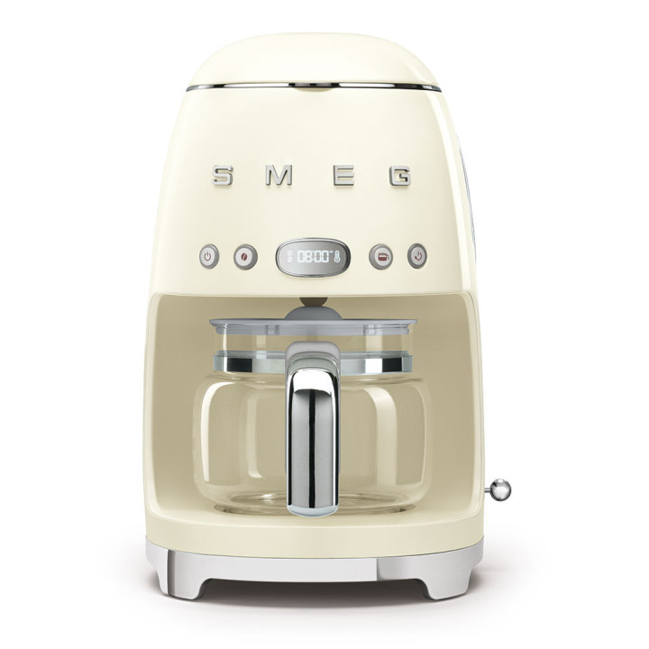 Cafetière filtre SMEG Crème DCF02CREU | Ménachoc
