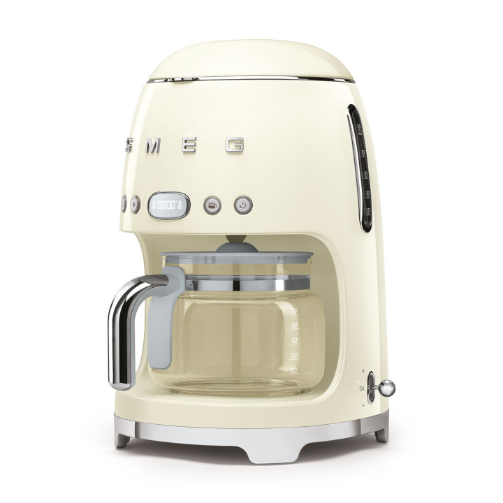 Cafetière filtre SMEG Crème DCF02CREU | Ménachoc