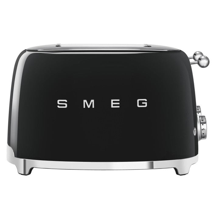 Toaster 4 fentes SMEG Noir TSF03BLEU | Ménachoc