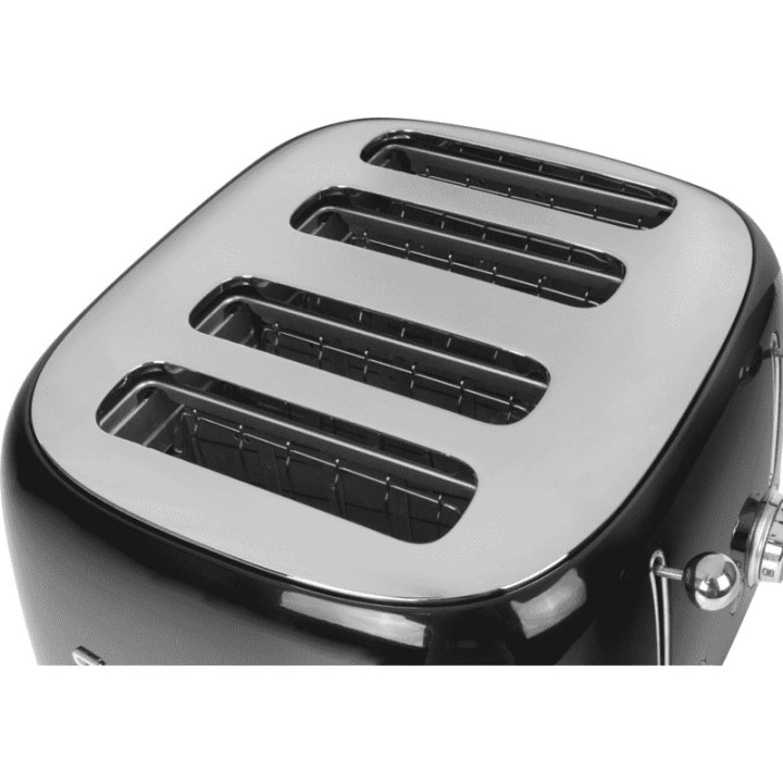 Toaster 4 fentes SMEG Noir TSF03BLEU | Ménachoc