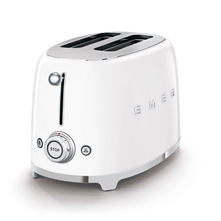 Toaster SMEG Blanc TSF01WHEU | Ménachoc