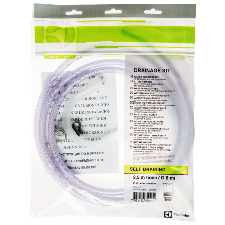KIT D'EVACUATION POUR SECHE LINGE ELECTROLUX E2YH01