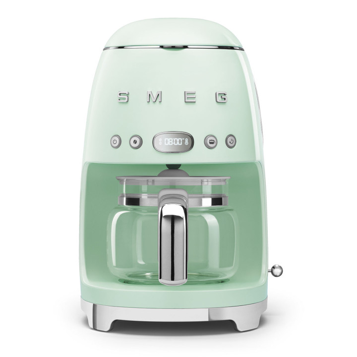 Cafetière filtre SMEG Vert d'eau DCF02PGEU | Ménachoc