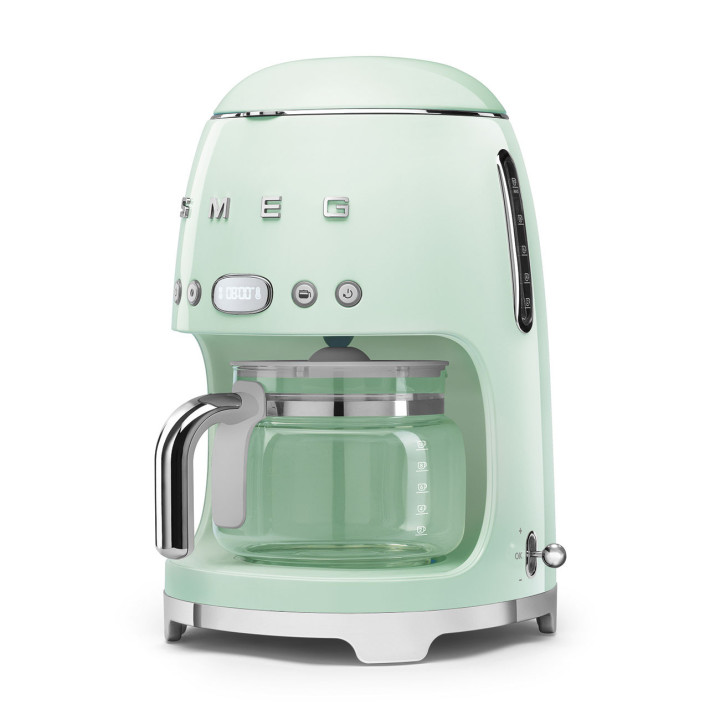 Cafetière filtre SMEG Vert d'eau DCF02PGEU | Ménachoc