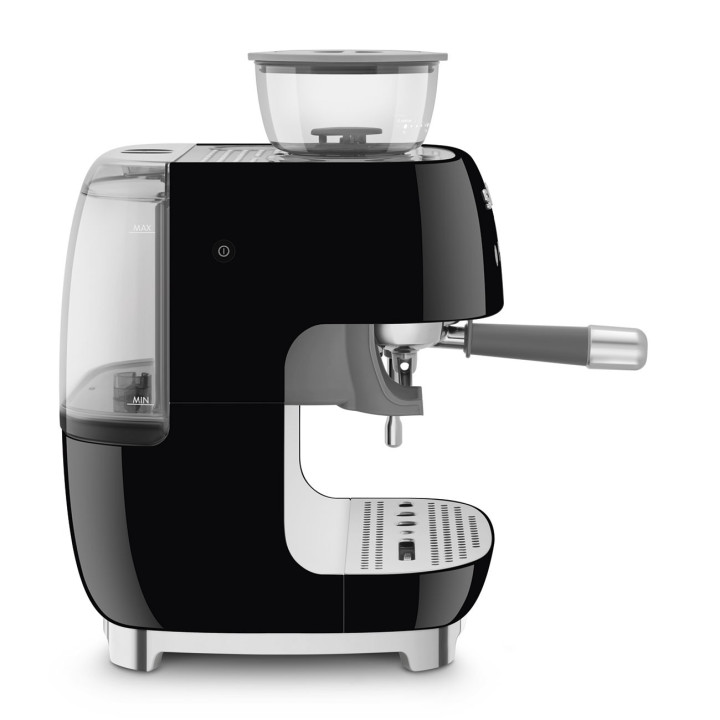 Machine à café Expresso manuelle avec broyeur intégré SMEG Noir EGF03BLEU | Ménachoc