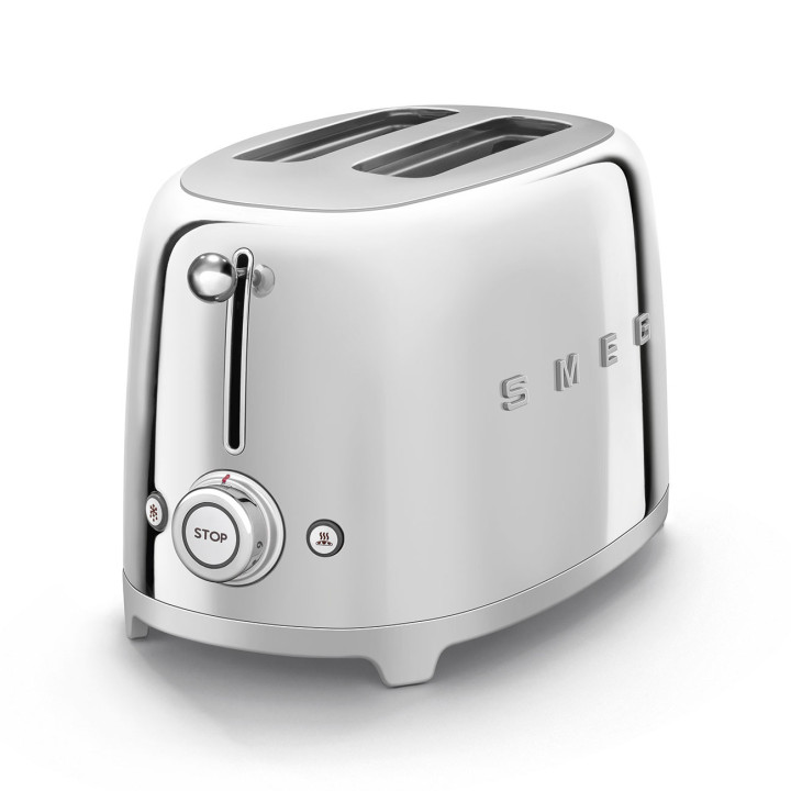 Toaster SMEG Chromé TSF01SSEU | Ménachoc