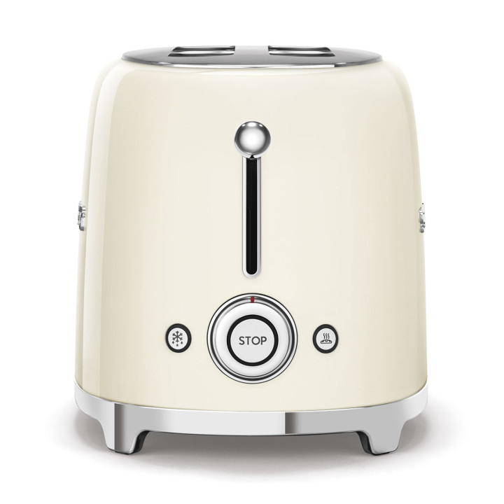 Grille pain SMEG Crème TSF02CREU | Ménachoc