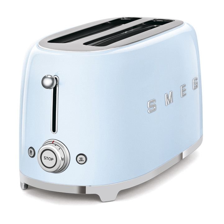 Grille pain SMEG Bleu Azur TSF02PBEU | Ménachoc