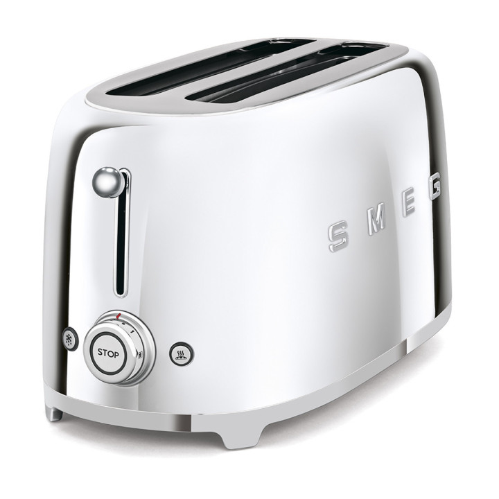 Grille pain SMEG Chromé TSF02SSEU | Ménachoc