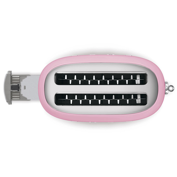 Grille pain SMEG Rose TSF02PKEU | Ménachoc