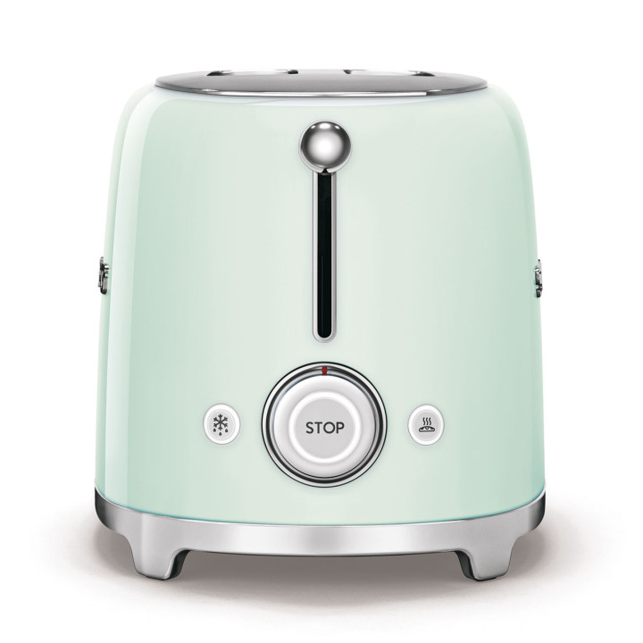 Grille pain SMEG Vert d'eau TSF02PGEU | Ménachoc