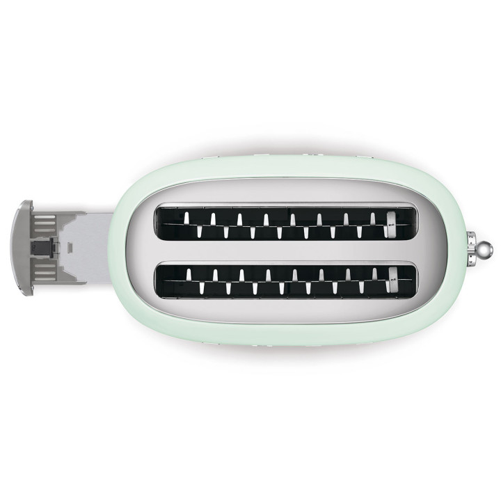 Grille pain SMEG Vert d'eau TSF02PGEU | Ménachoc