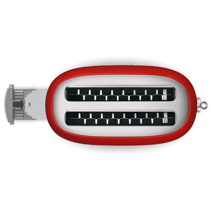 Grille pain SMEG Rouge TSF02RDEU | Ménachoc