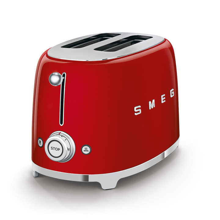 Toaster SMEG Rouge TSF01RDEU | Ménachoc