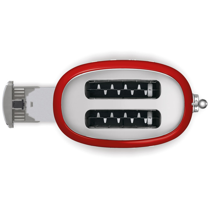 Toaster SMEG Rouge TSF01RDEU | Ménachoc