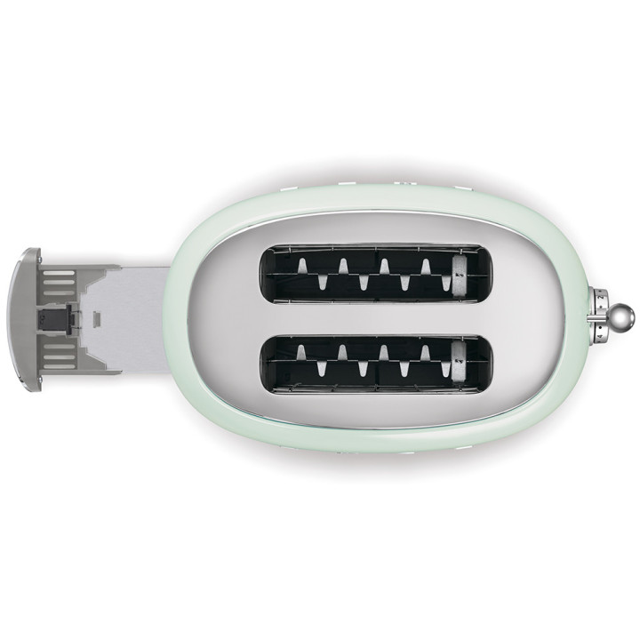 Toaster SMEG Vert d'eau TSF01PGEU | Ménachoc