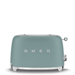 Toaster SMEG Vert Émeraude Mat TSF01EGMEU | Ménachoc