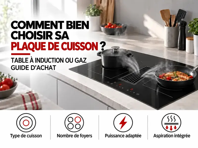 Comment choisir sa plaque de cuisson ? Guide d'achat