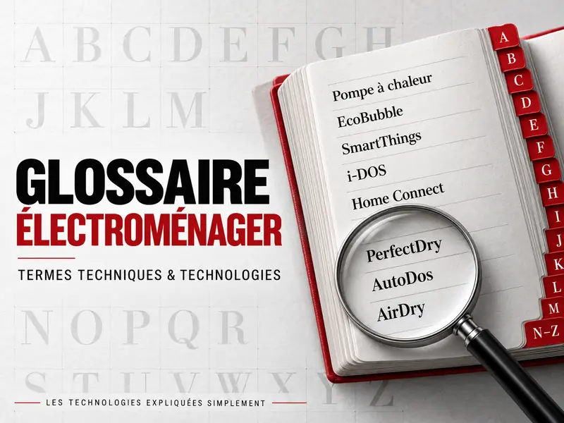 Glossaire électroménager : termes techniques et technologies